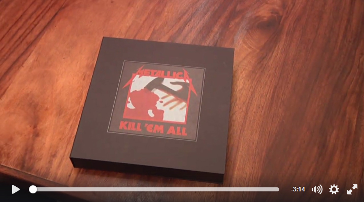 metallica unboxing video