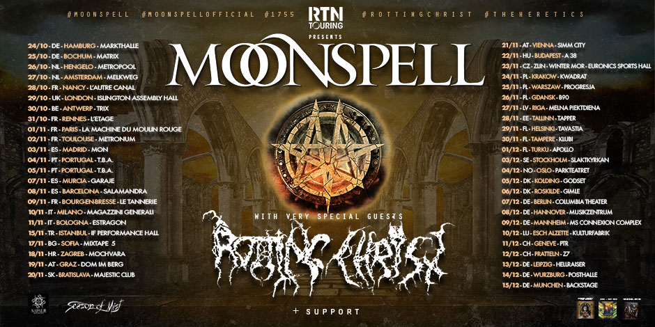 tour moonspell und rotting christ 2019