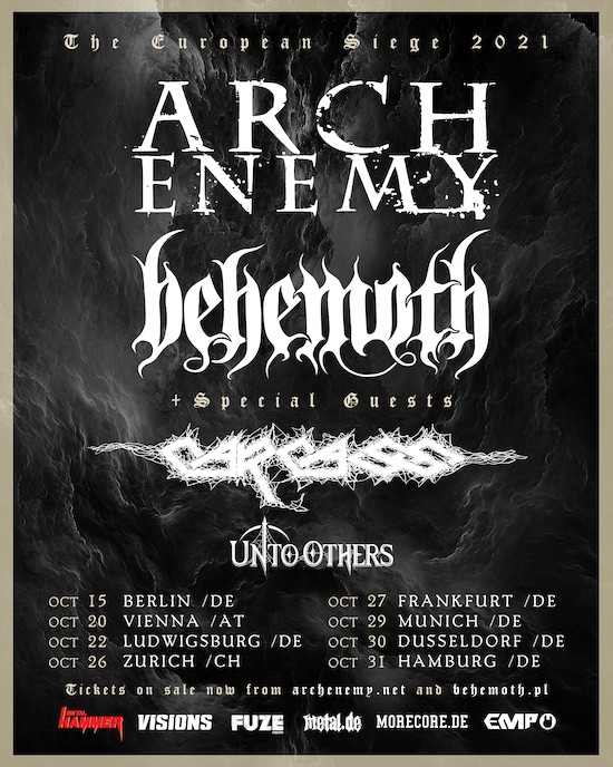 Arch Enemy und Behemoth Tour 2021