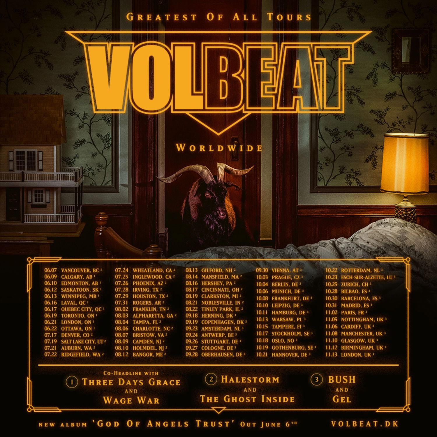Volbeat Tour 25