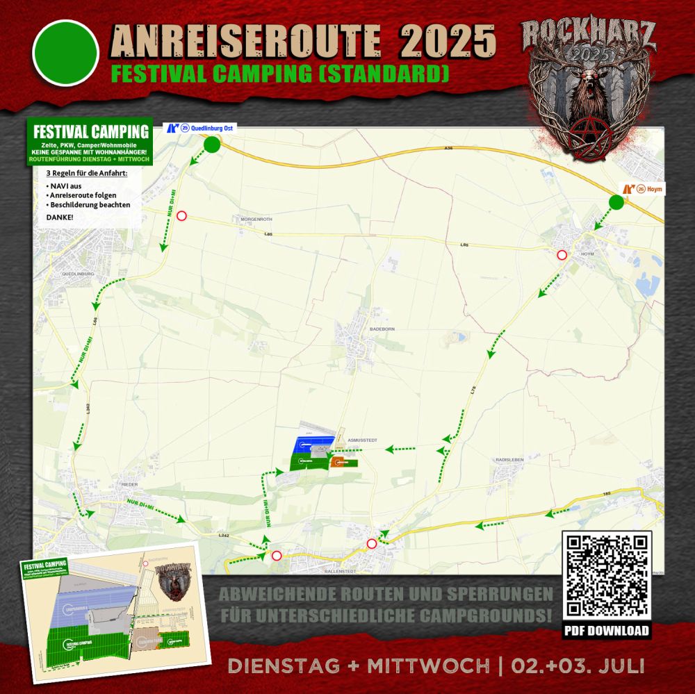 2025 anreise festivalcamping