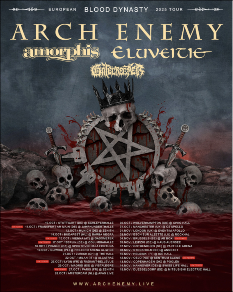 Arch Enemy Tour 2025