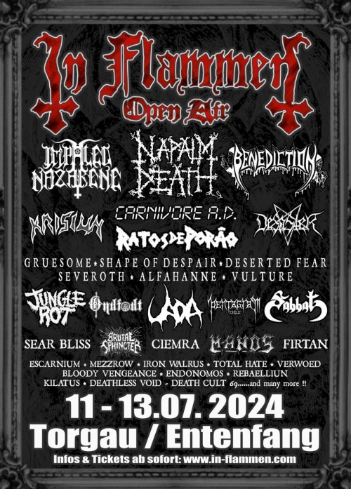 IN FLAMMEN OPEN AIR 2024 - Vorbericht IN FLAMMEN OPEN AIR 2024 - Vorbericht